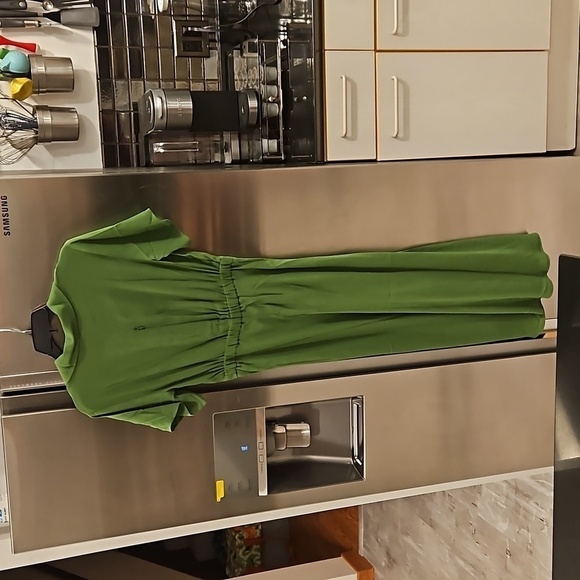 💕REFORMATION PETITES💕 Danika Dress ~ Palm Green Petite Small NWT - Picture 11 of 16